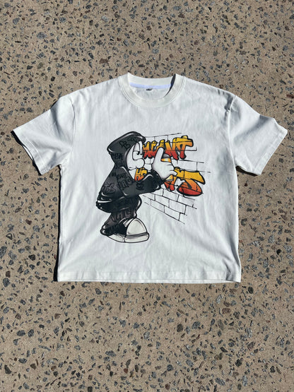 Vacant Hearts Graffiti Tee